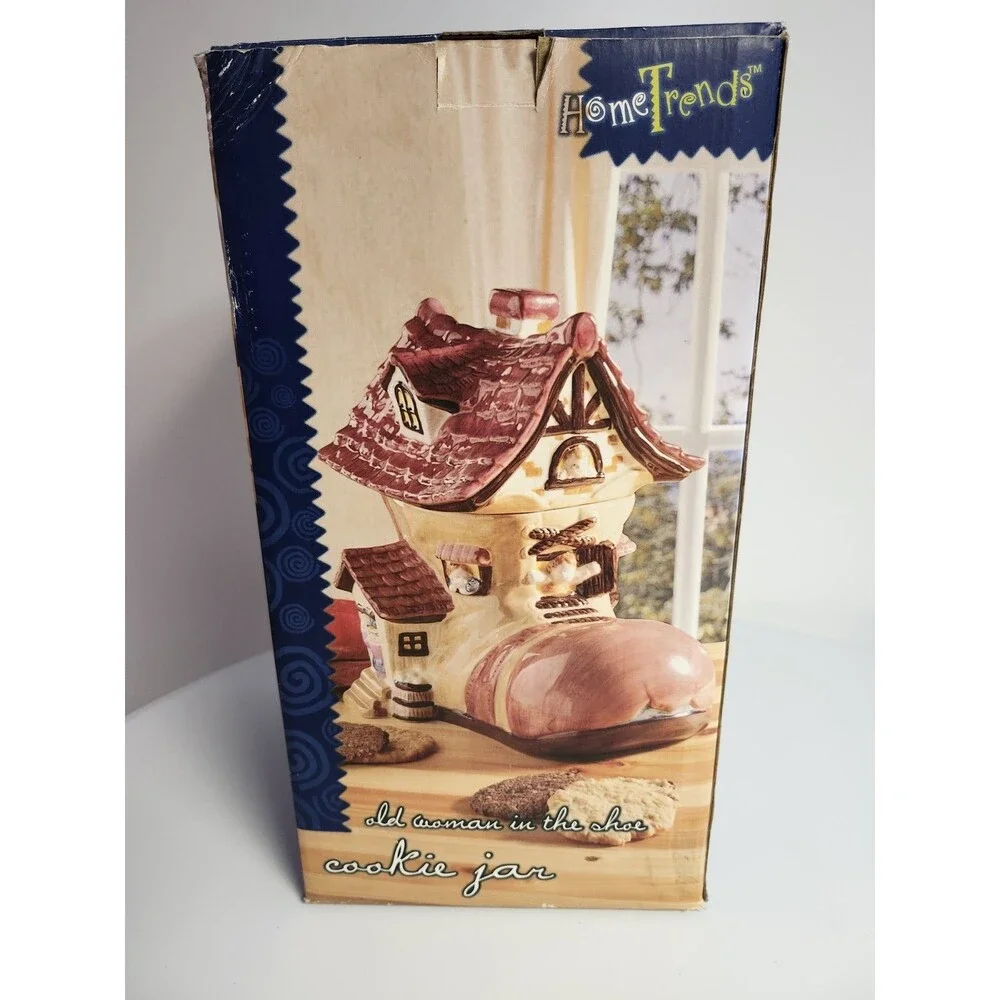 Old Woman Who Lived In A Shoe Cookie Jar Bico Nursery Rhyme